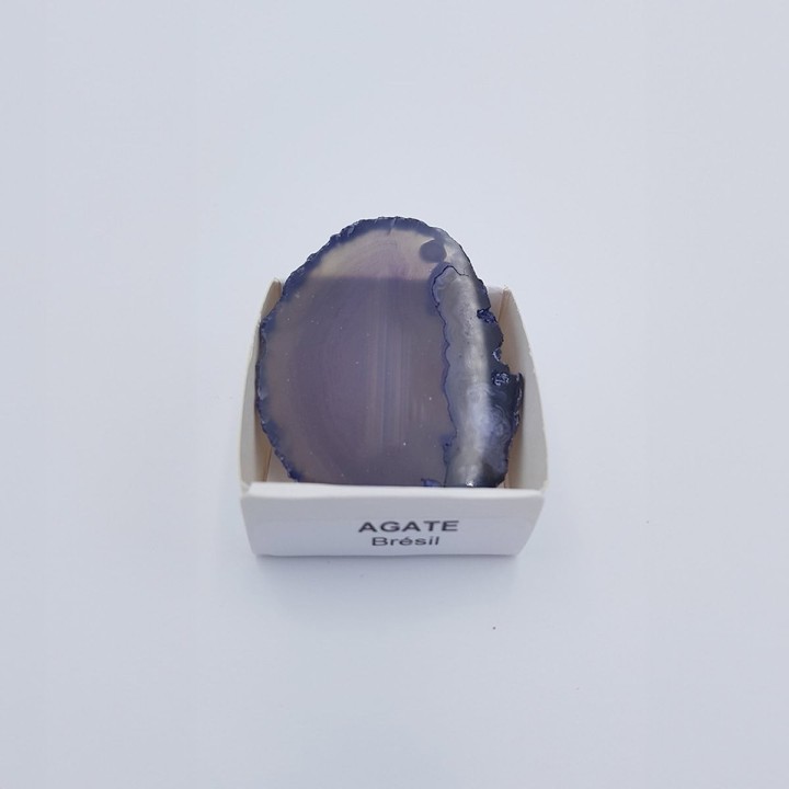 tranche agate noir (agate coloré)