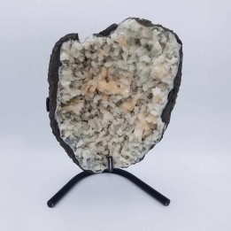 Géode de stilbite et apophyllite