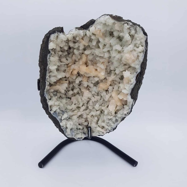 Géode de stilbite et apophyllite