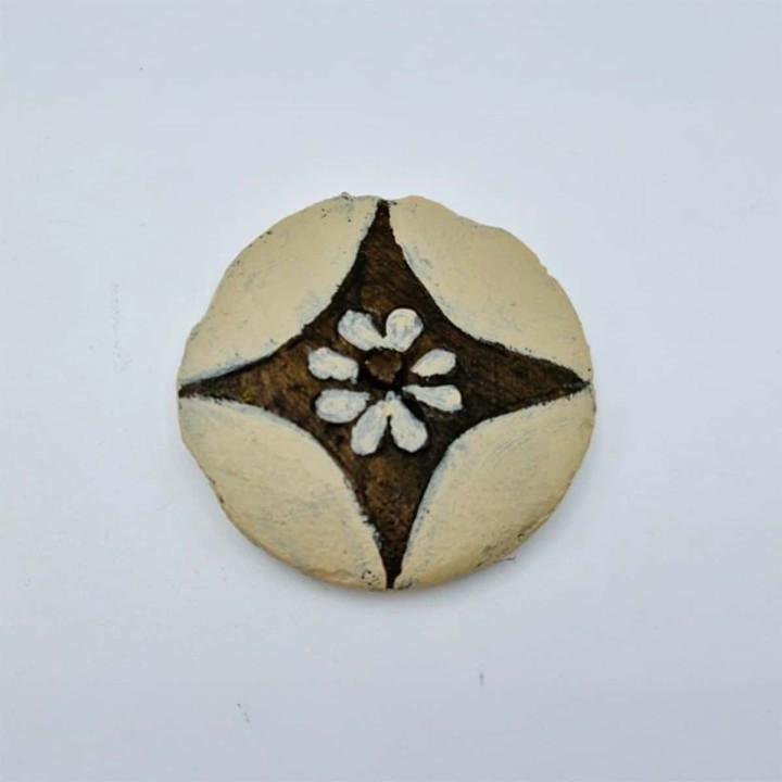 Rosette égyptienne du palais de Ramsès III (moulage)