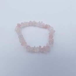 bracelet en quartz rose