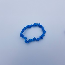 bracelet en howlite teinté