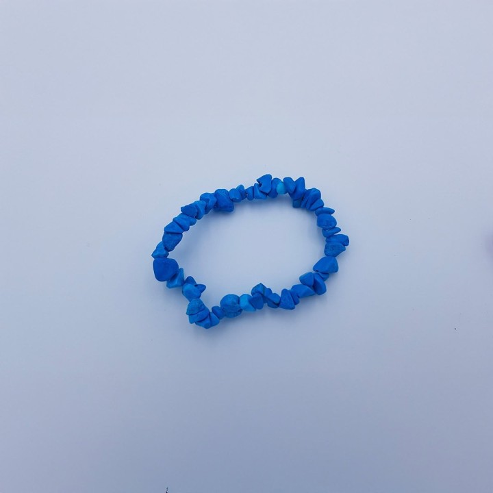 bracelet en howlite teinté
